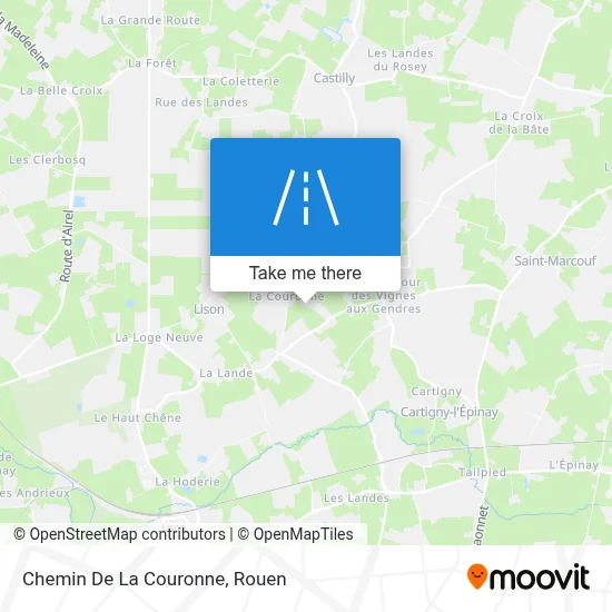 Chemin De La Couronne map