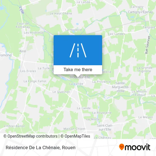 Résidence De La Chênaie map
