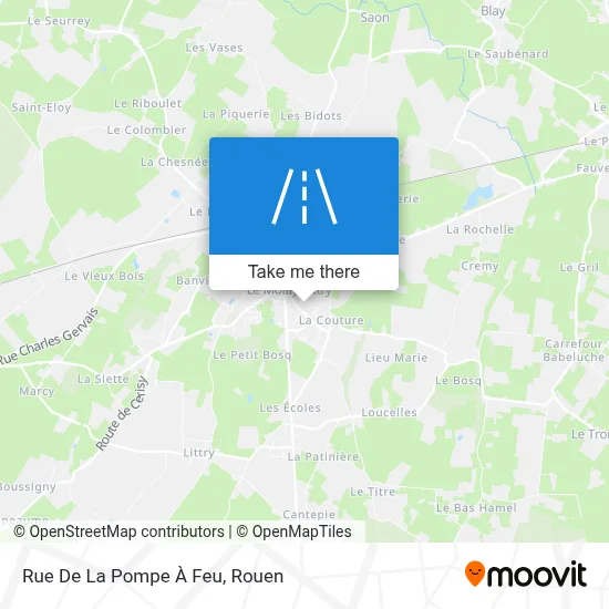 Rue De La Pompe À Feu map