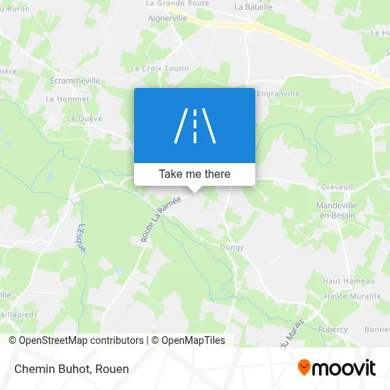 Mapa Chemin Buhot