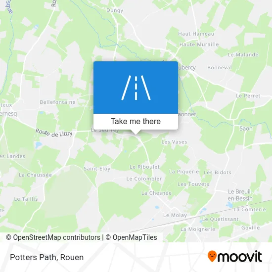 Chemin Des Potiers map