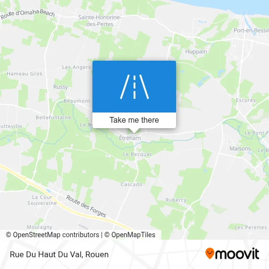Rue Du Haut Du Val map