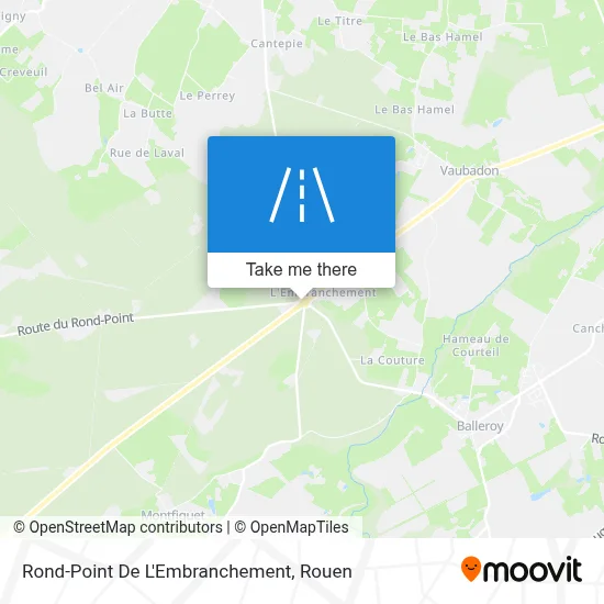 Rond-Point De L'Embranchement map