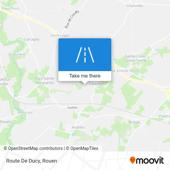 Route De Ducy map