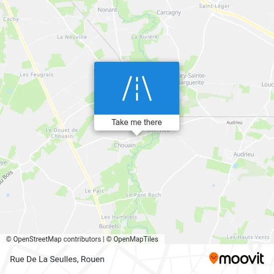 Rue De La Seulles map