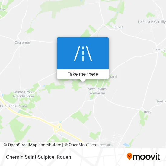 Chemin Saint-Sulpice map