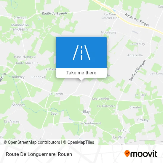 Route De Longuemare map