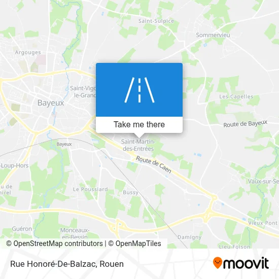Rue Honoré-De-Balzac map