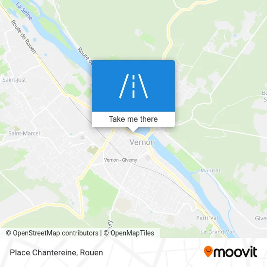 Place Chantereine map
