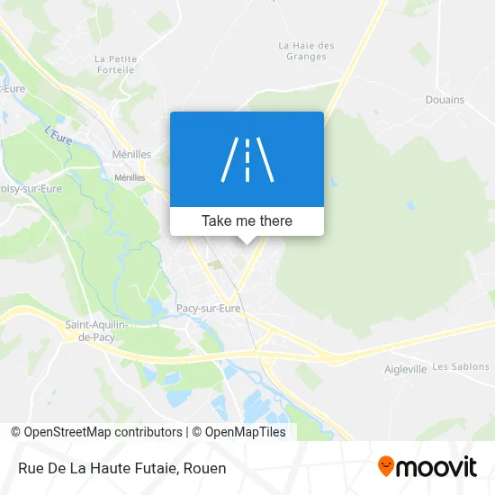 Rue De La Haute Futaie map