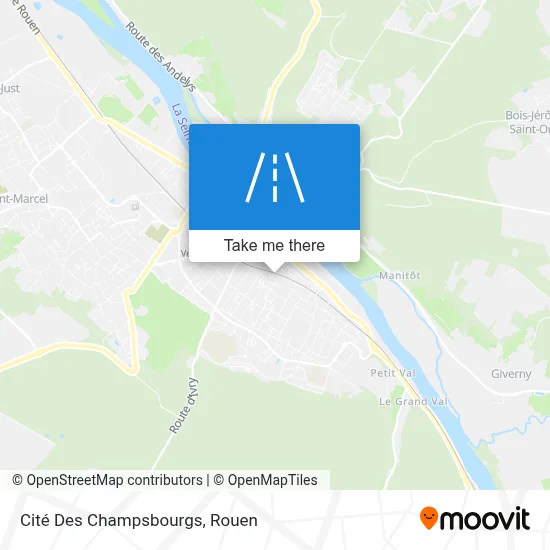 Cité Des Champsbourgs map