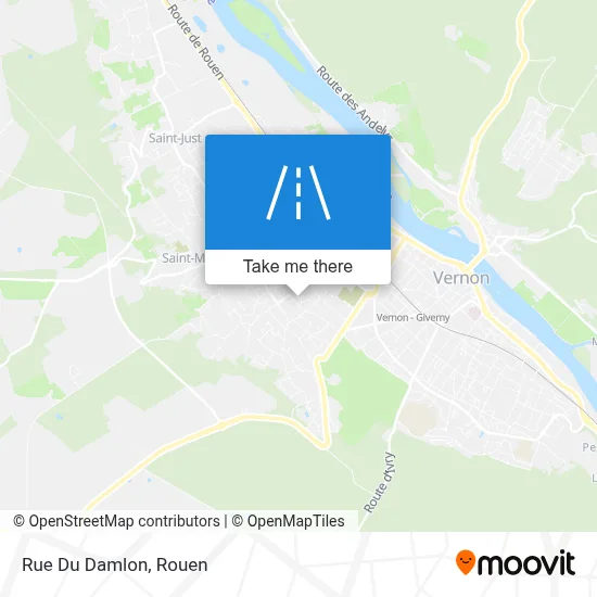 Mapa Rue Du Damlon