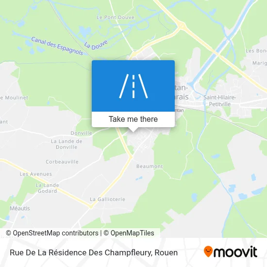 Rue De La Résidence Des Champfleury map