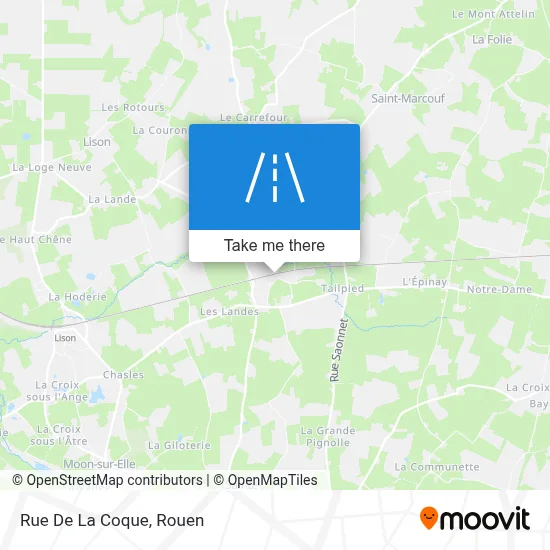 Rue De La Coque map