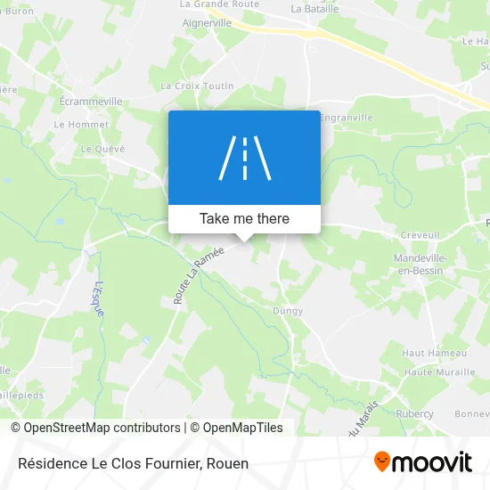 Résidence Le Clos Fournier map