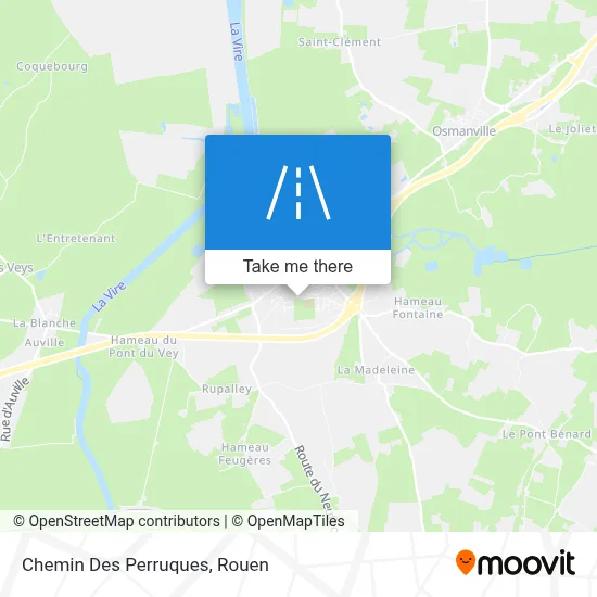 Chemin Des Perruques map