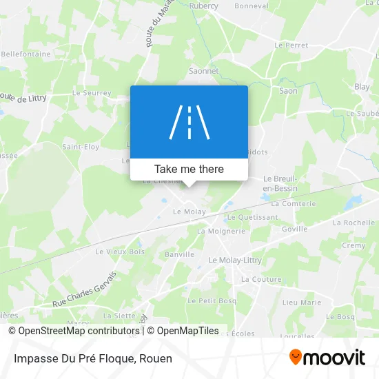Impasse Du Pré Floque map