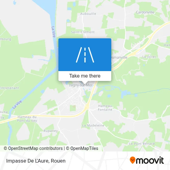 Impasse De L'Aure map