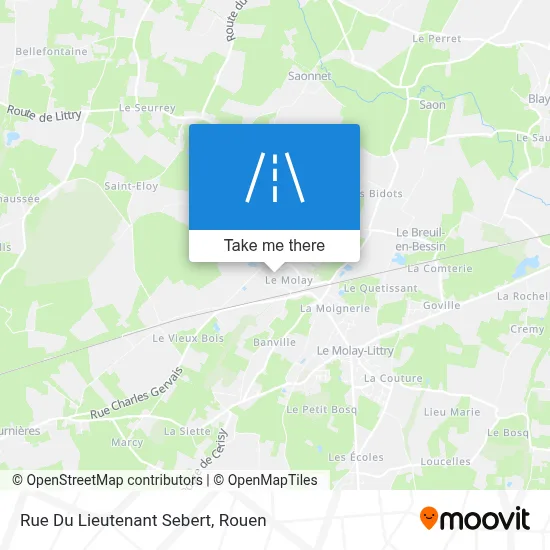 Rue Du Lieutenant Sebert map