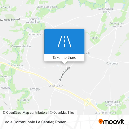 Voie Communale Le Sentier map