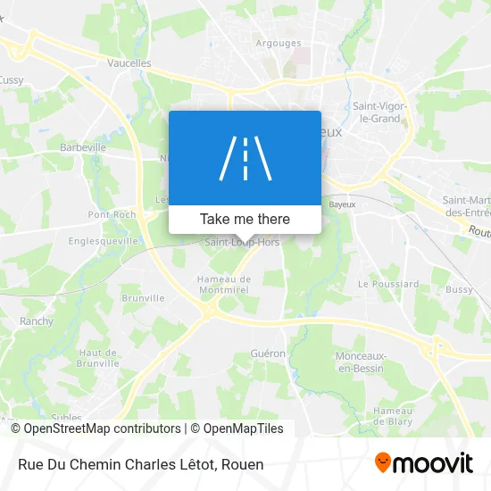 Rue Du Chemin Charles Lêtot map