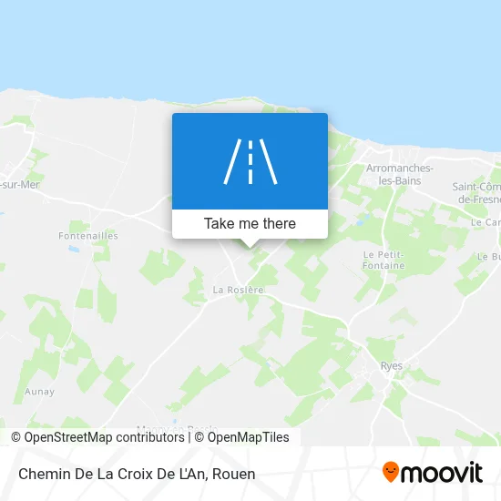 Chemin De La Croix De L'An map