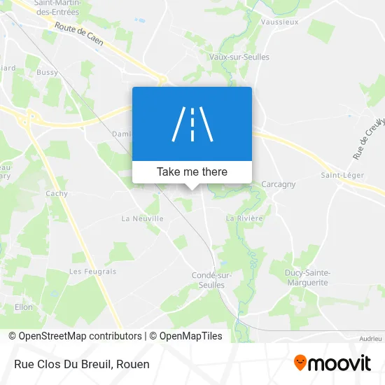 Mapa Rue Clos Du Breuil