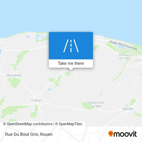 Rue Du Bout Grin map