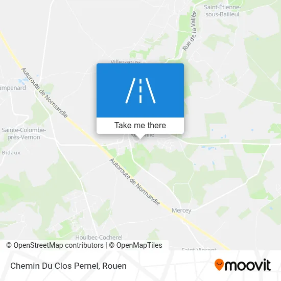 Mapa Chemin Du Clos Pernel