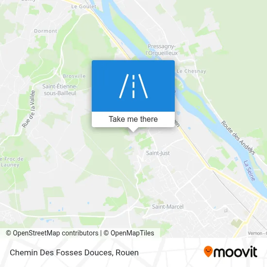 Chemin Des Fosses Douces map