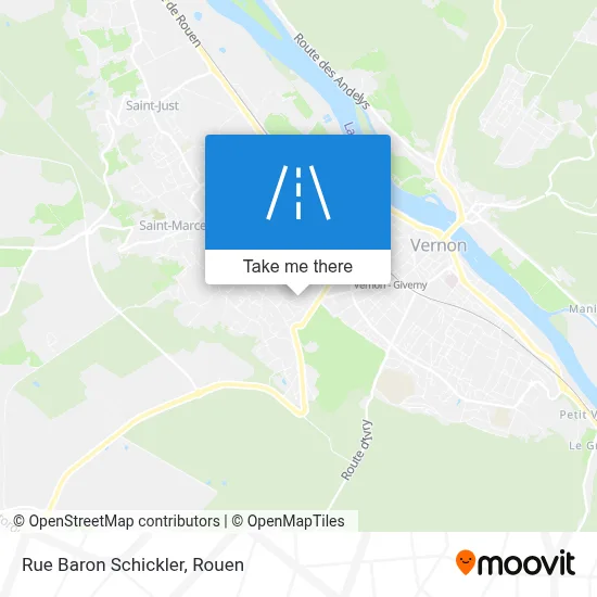 Rue Baron Schickler map