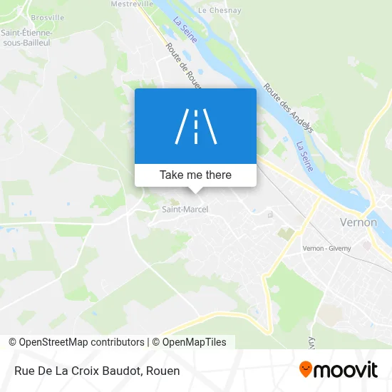 Rue De La Croix Baudot map