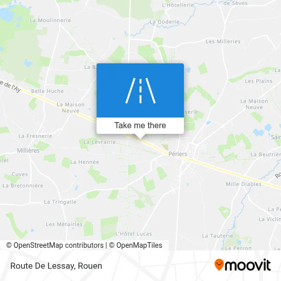 Route De Lessay map