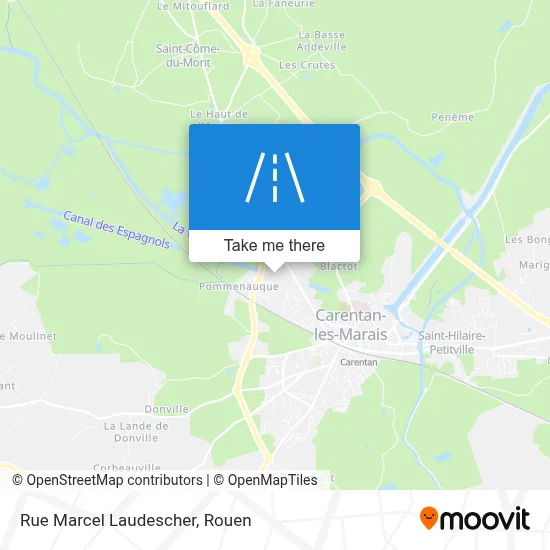 Mapa Rue Marcel Laudescher