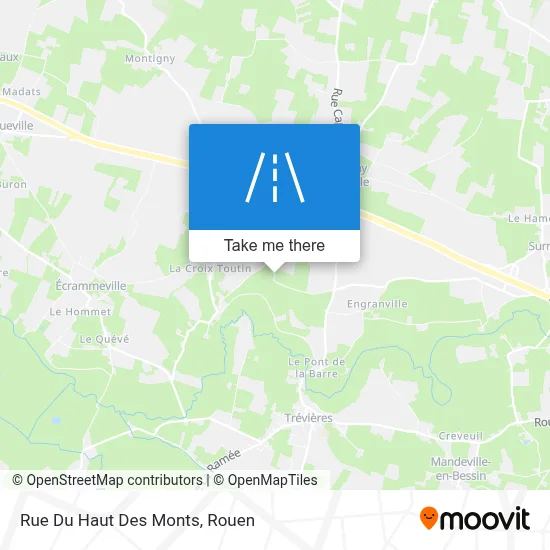 Rue Du Haut Des Monts map