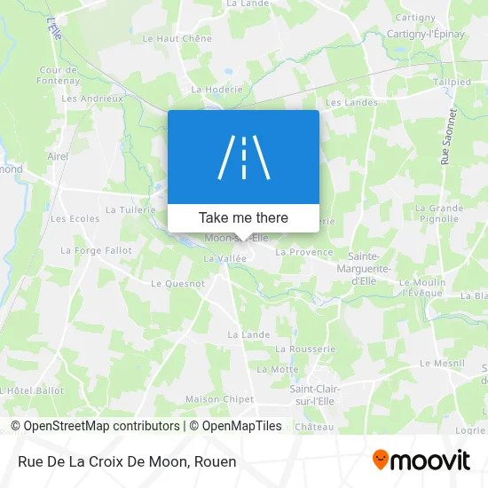 Rue De La Croix De Moon map