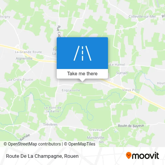 Route De La Champagne map