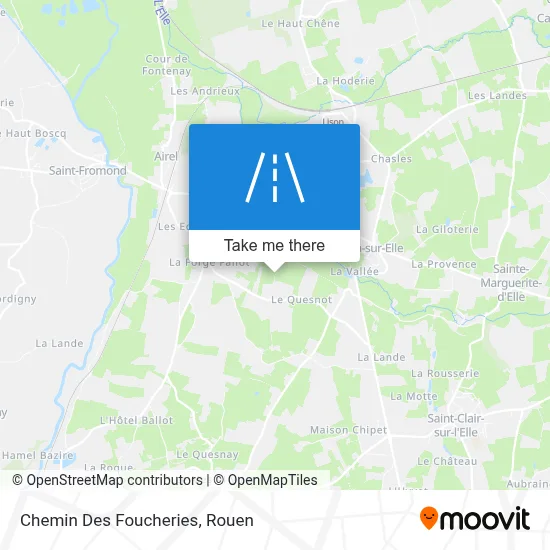 Chemin Des Foucheries map