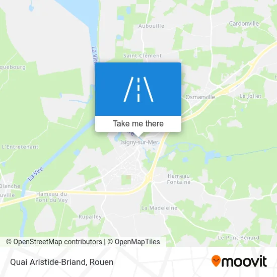 Quai Aristide-Briand map
