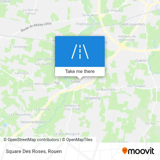Square Des Roses map