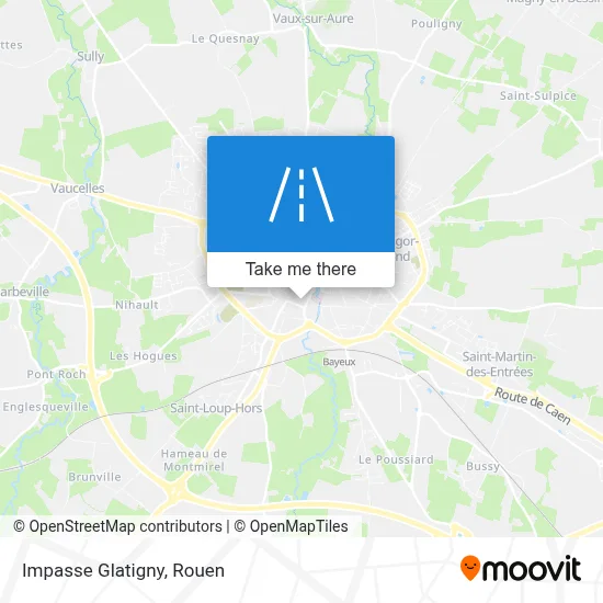 Impasse Glatigny map