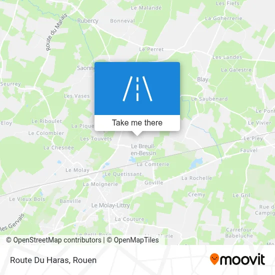 Route Du Haras map