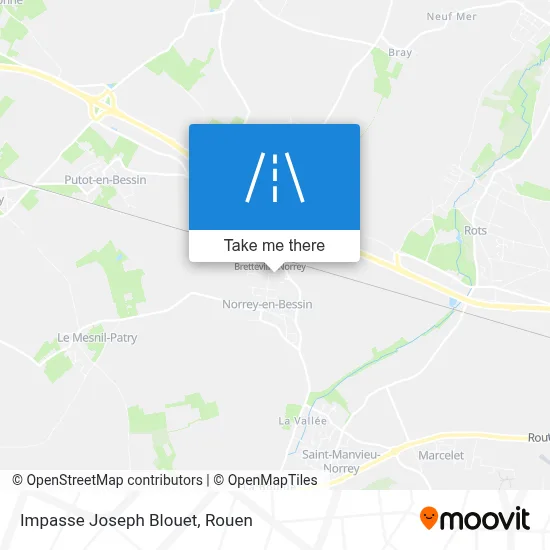 Impasse Joseph Blouet map
