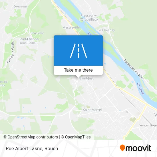 Rue Albert Lasne map