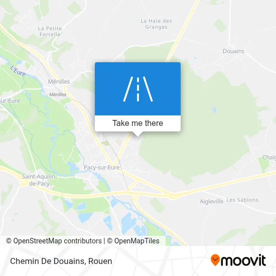 Chemin De Douains map