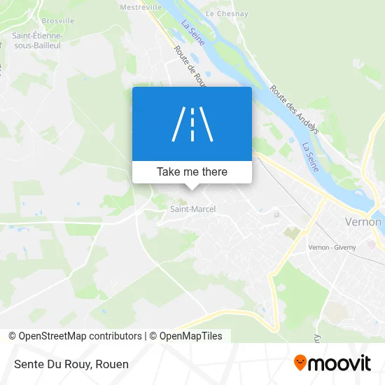 Sente Du Rouy map