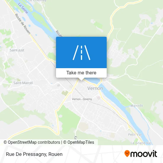 Rue De Pressagny map