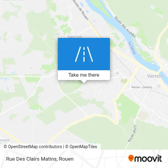 Rue Des Clairs Matins map