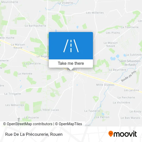 Rue De La Précourerie map