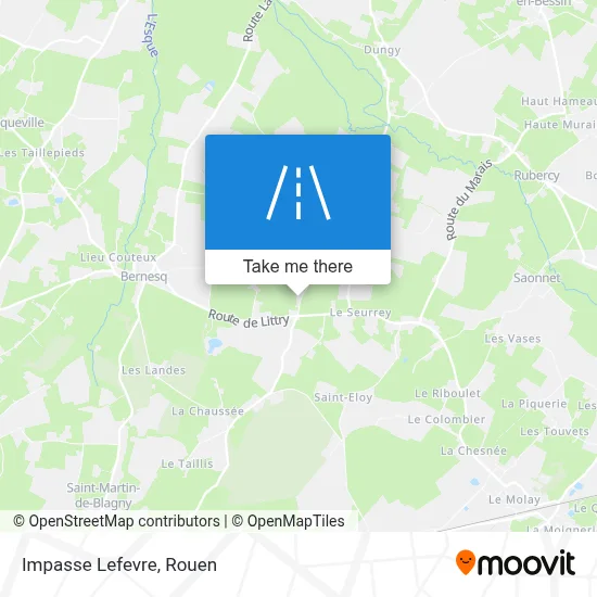 Impasse Lefevre map